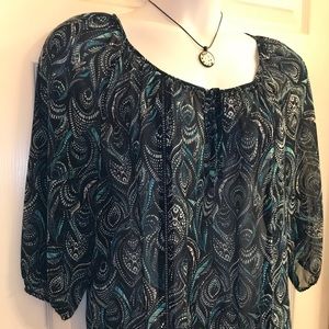 Croft & Barrow 3/4 sleeve blouse